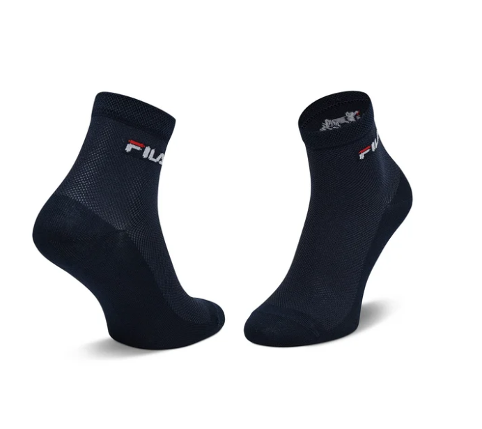 Fila tris calzini ciclista traforati Blu