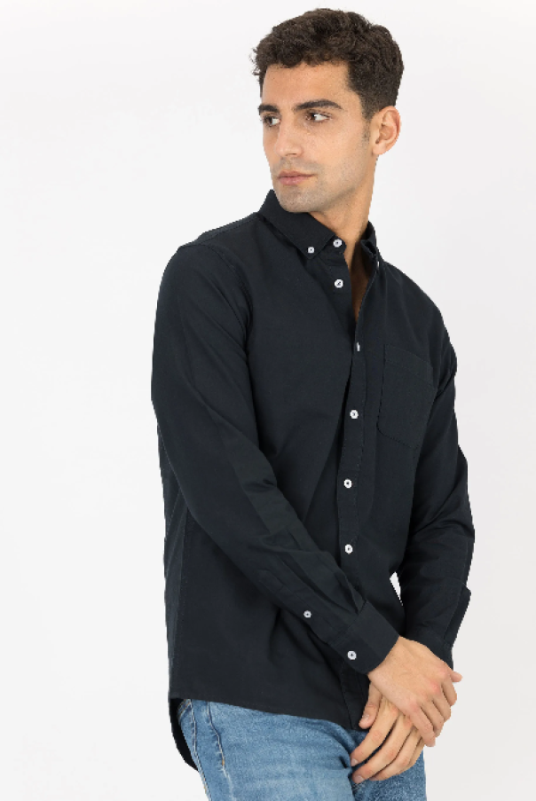 tiffosi camicia uomo oxford regular blu - foto 3
