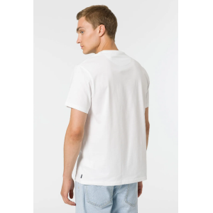 T-shirt basic in cotone bianco  uomo