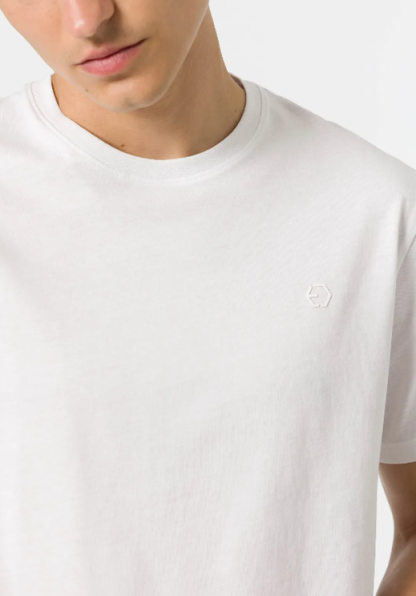 tiffosi t-shirt basic bianco bianco - foto 4