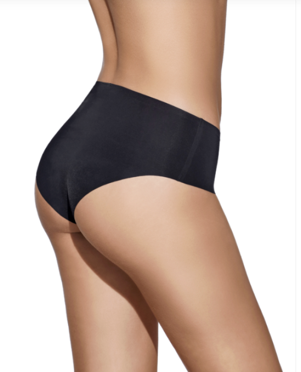 Slip taglio laser in microfibra Selene Nero