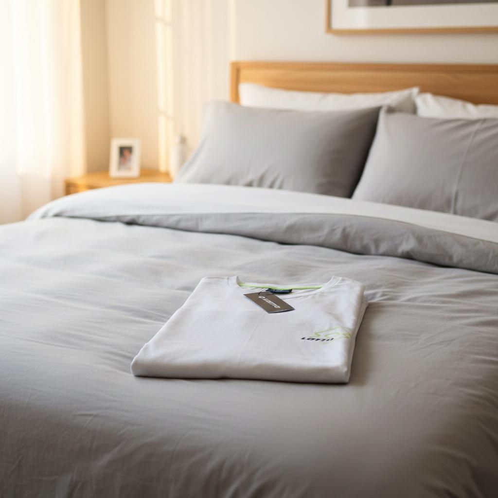 Pigiama estivo uomo Lotto LP1088 Bianco