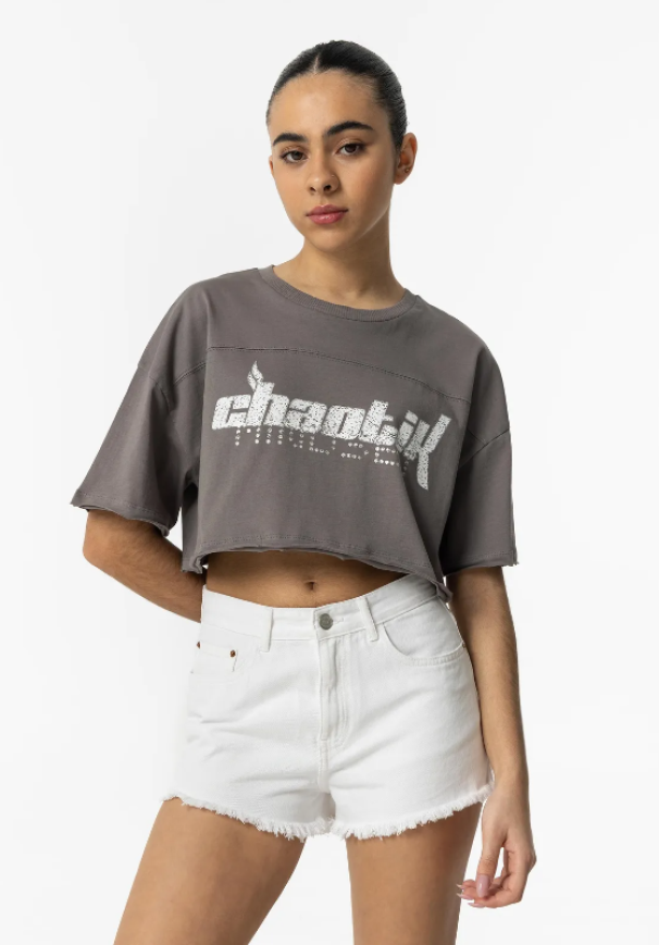 tiffosi t-shirt corta con scollo tondo e maniche corte. stampa frontale. - foto 1