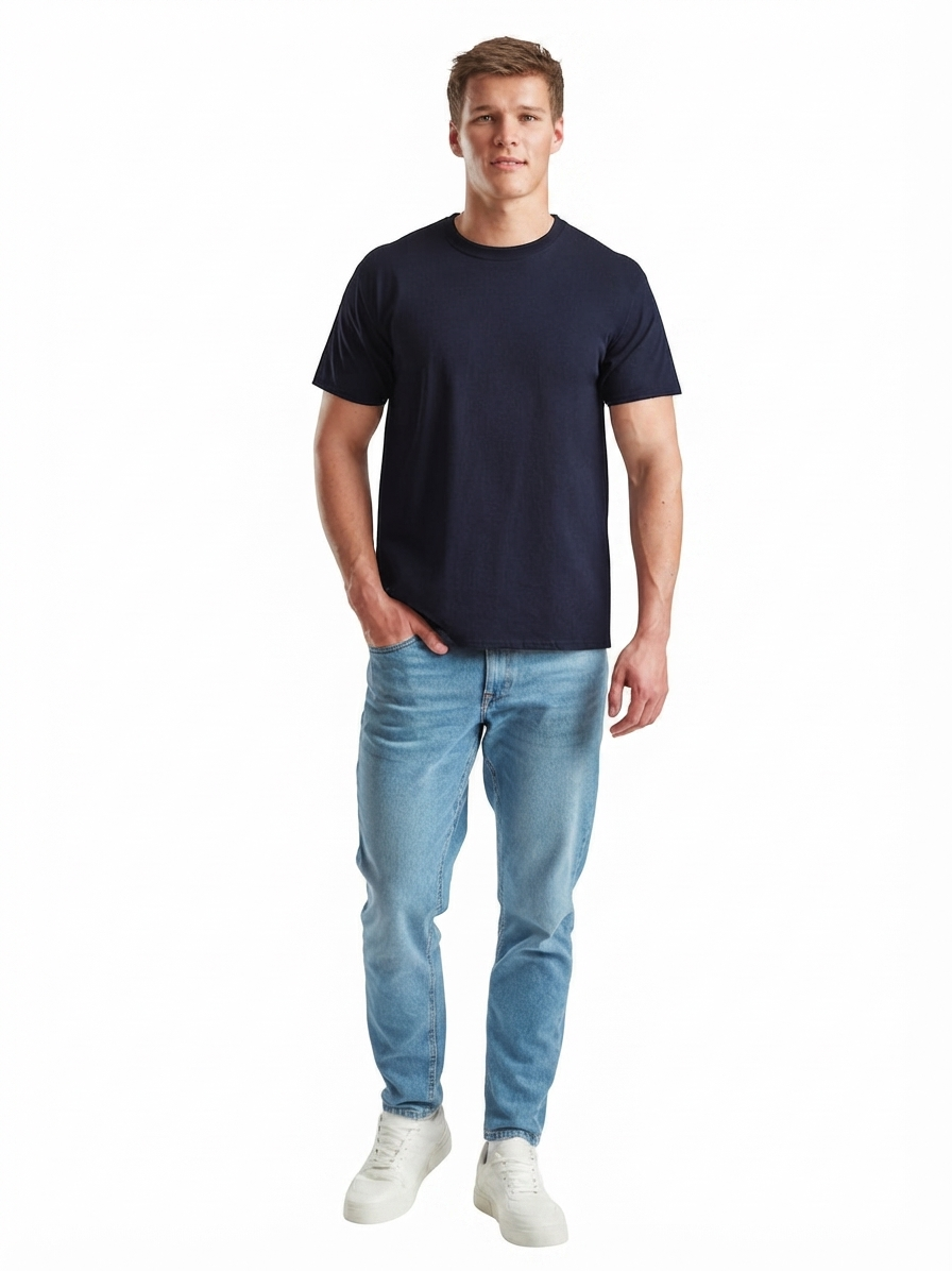 T-shirt Fruit Of The Loom Blu