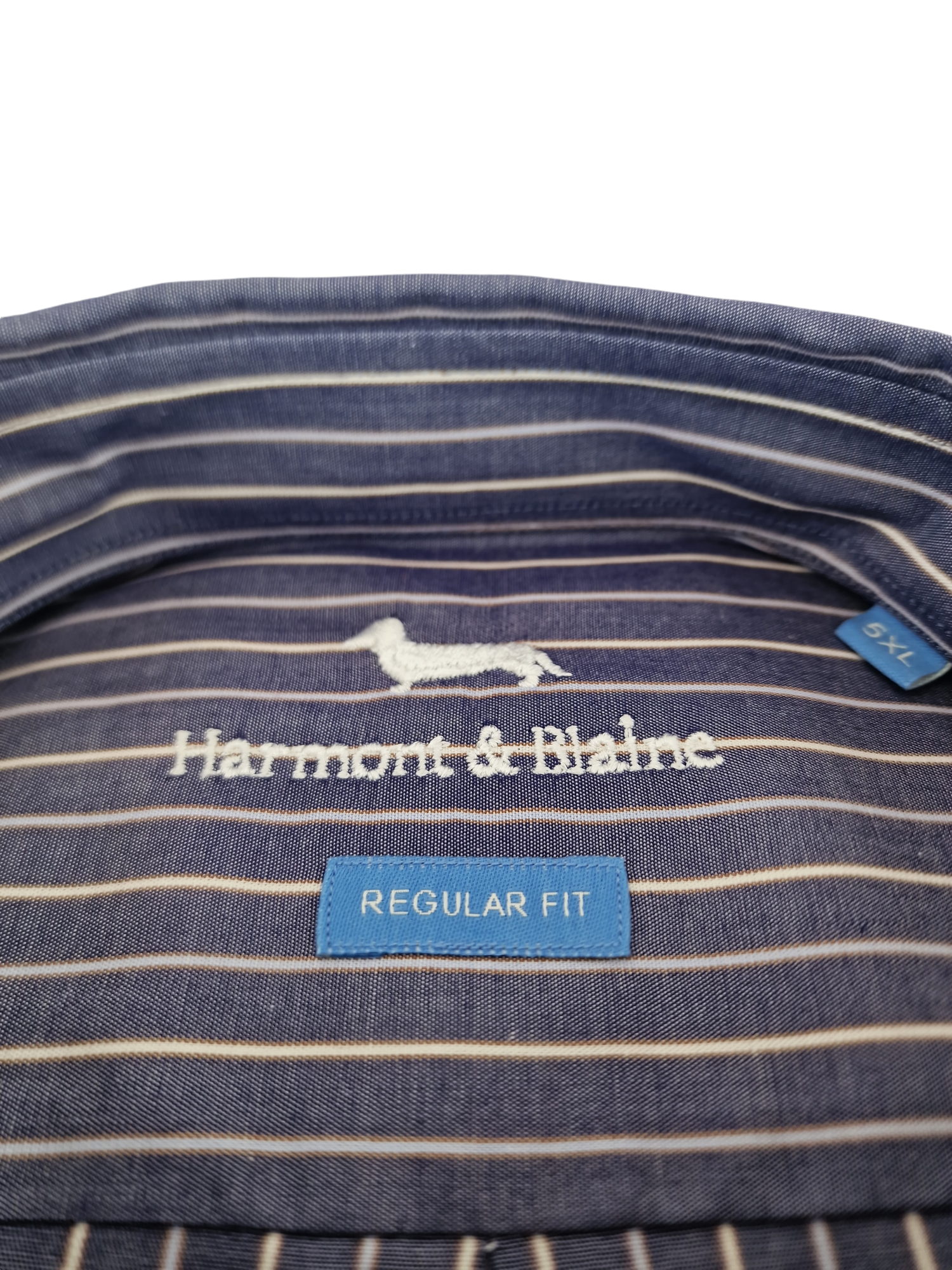 Camicia manica lunga cotone da uomo Harmont & Blaine fantasia a righe 5XL