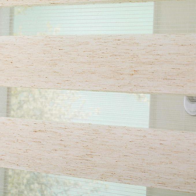 linea oro tenda day & night 140 x 280 colore lino avorio - foto 2