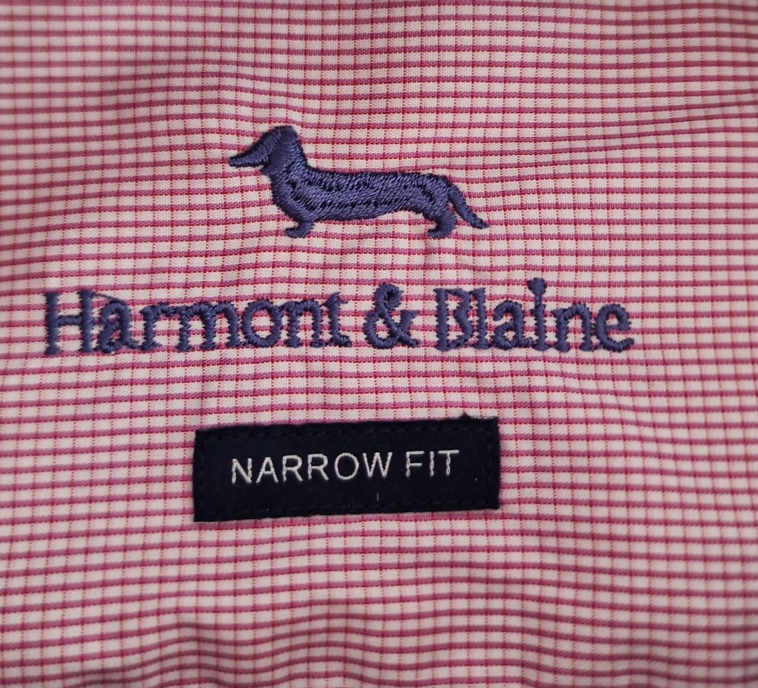 Camicia manica lunga in cotone con collo in contrasto Harmont & Blaine XL