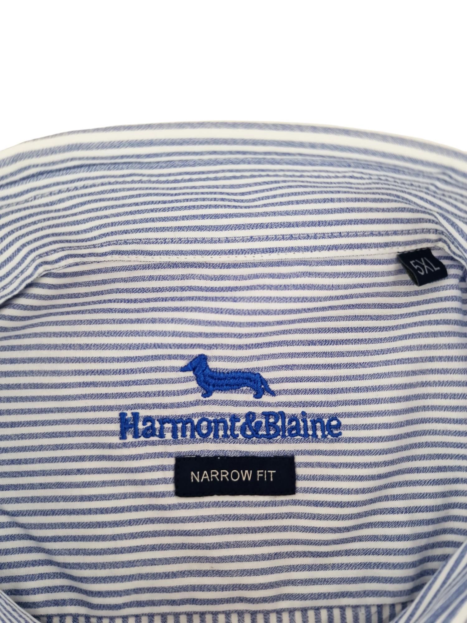 Camicia manica lunga in cotone da uomo Harmont & Blaine fantasia a righe 5XL
