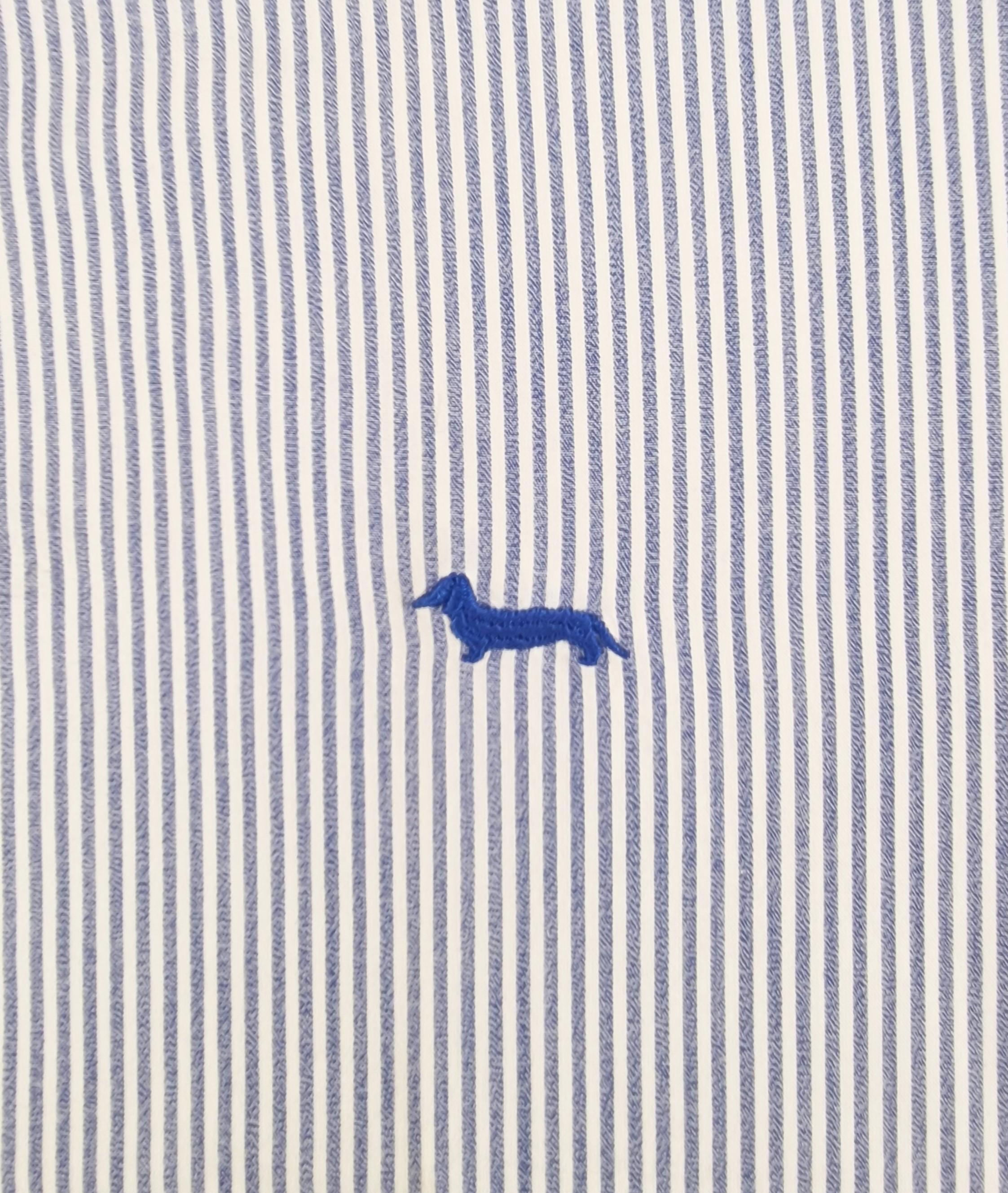 Camicia manica lunga in cotone da uomo Harmont & Blaine fantasia a righe 5XL