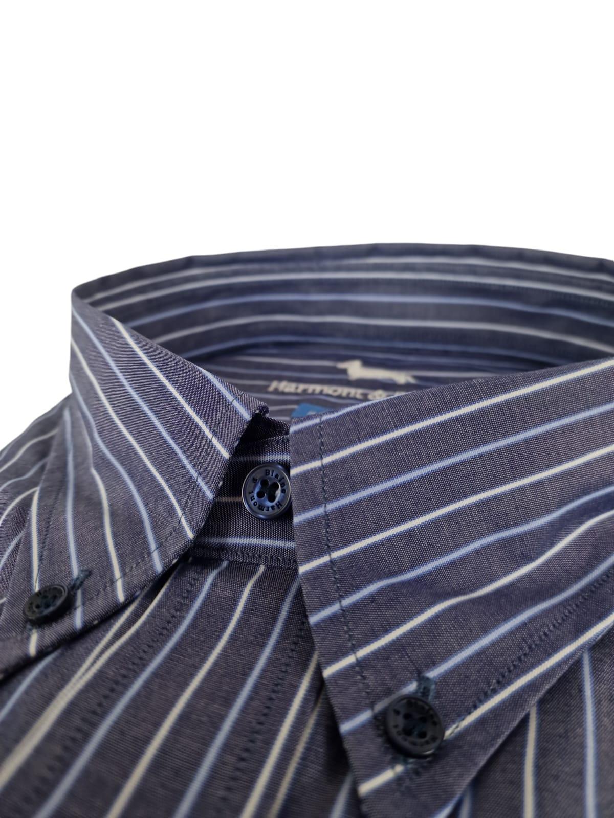 Camicia manica lunga cotone da uomo Harmont & Blaine fantasia a righe 4XL
