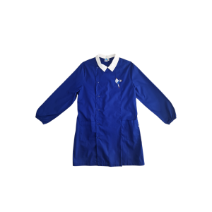 Grembiule scuola elementare da bambino blu  calciatore
