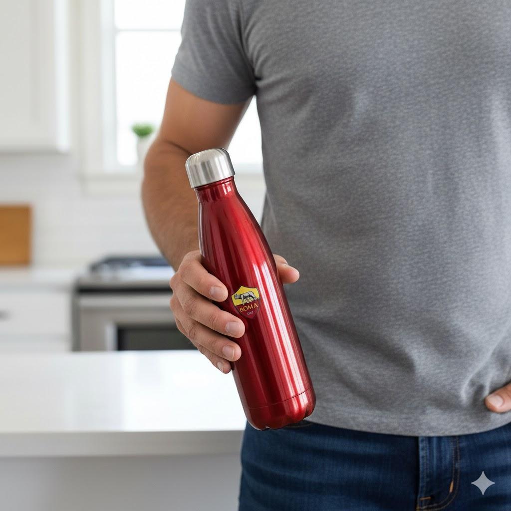 Borraccia termica in acciaio inox compatibile con Roma 500ml 