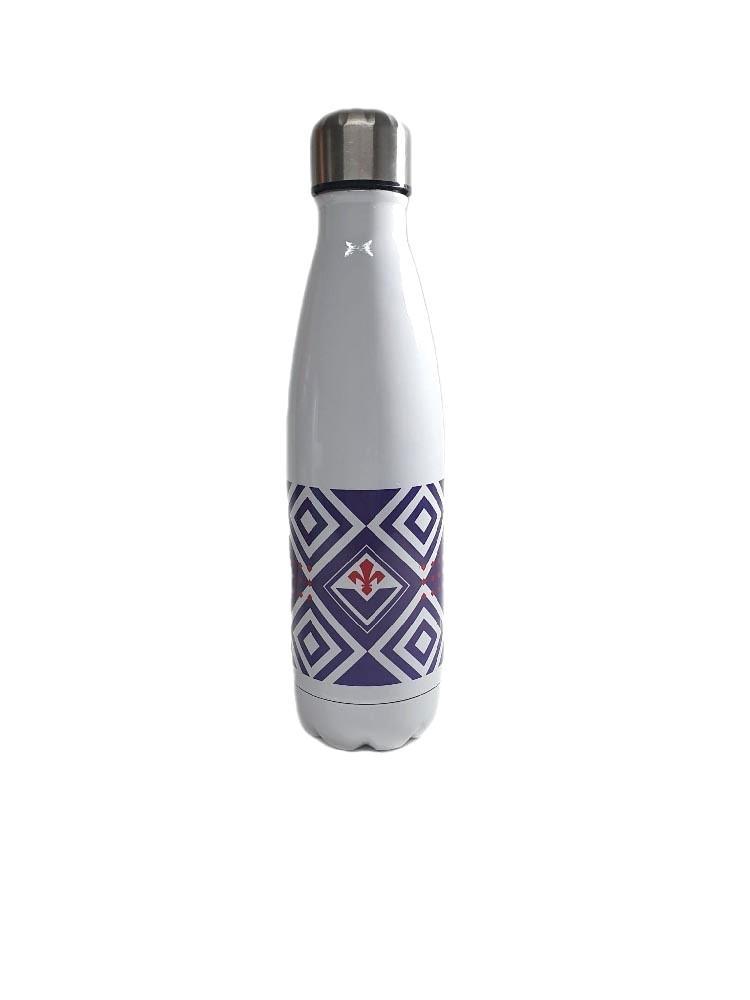Borraccia termica in acciaio inox compatibile con Fiorentina calcio 750ml