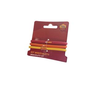 Tris bracciali in silicone compatibile con roma