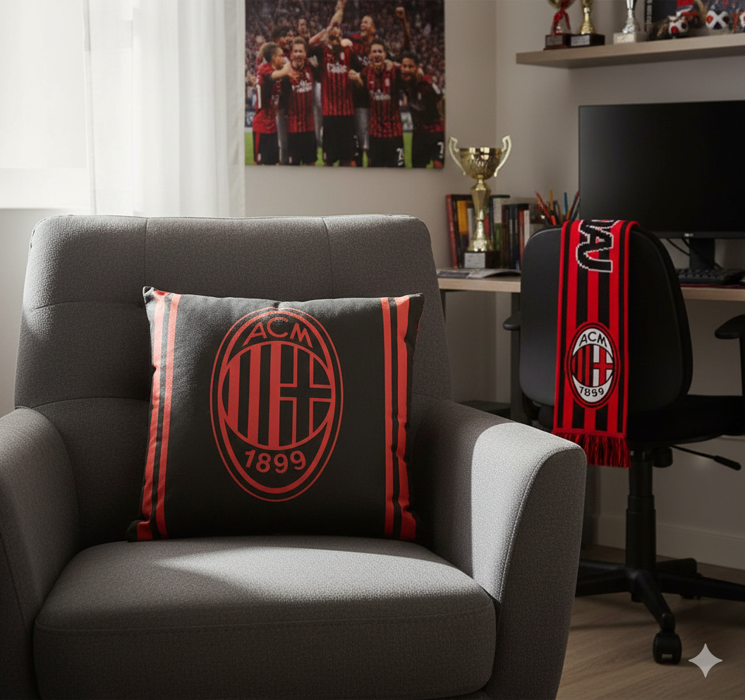 Cuscino decorativo arredo compatibile con Milan