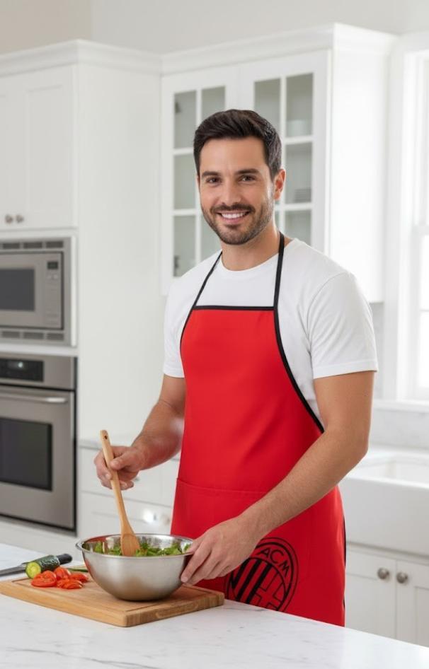 uniontex grembiule da cucina da adulto compatibile con milan - foto 3