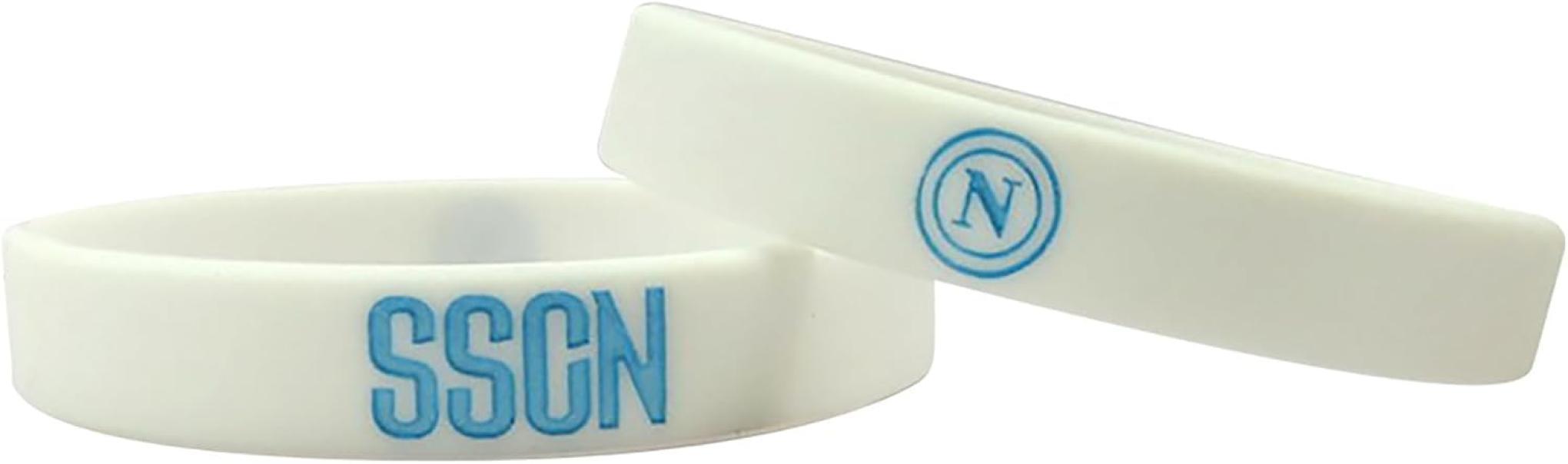 Tris bracciali in silicone compatibile con Napoli Calcio