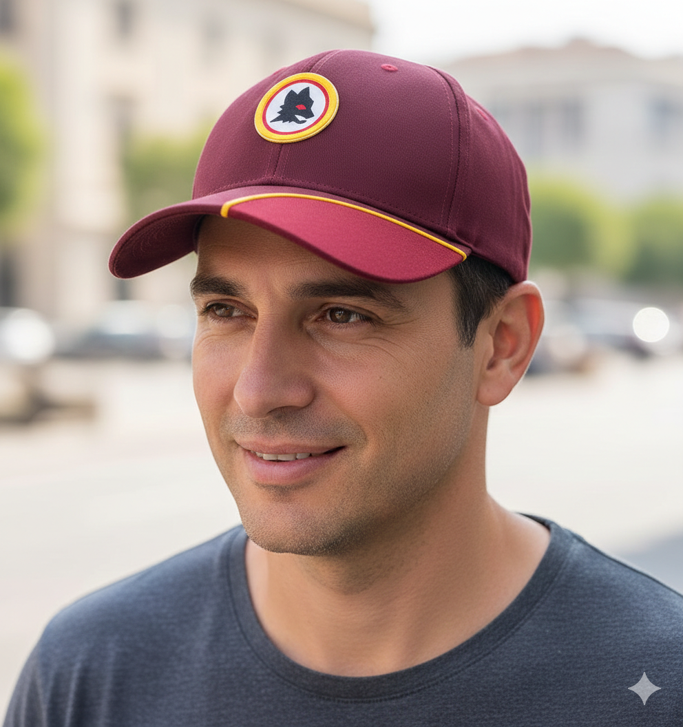 Berretto in cotone adulto compatibile con Roma