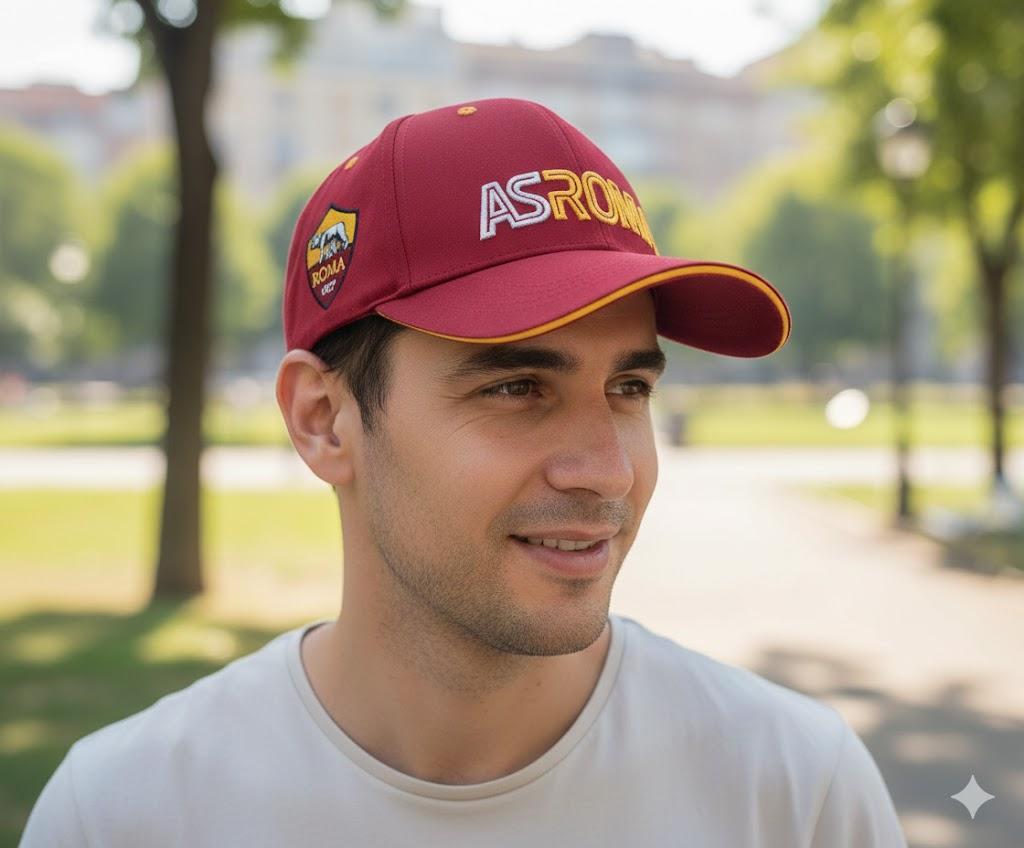 Berretto in cotone adulto compatibile con Roma
