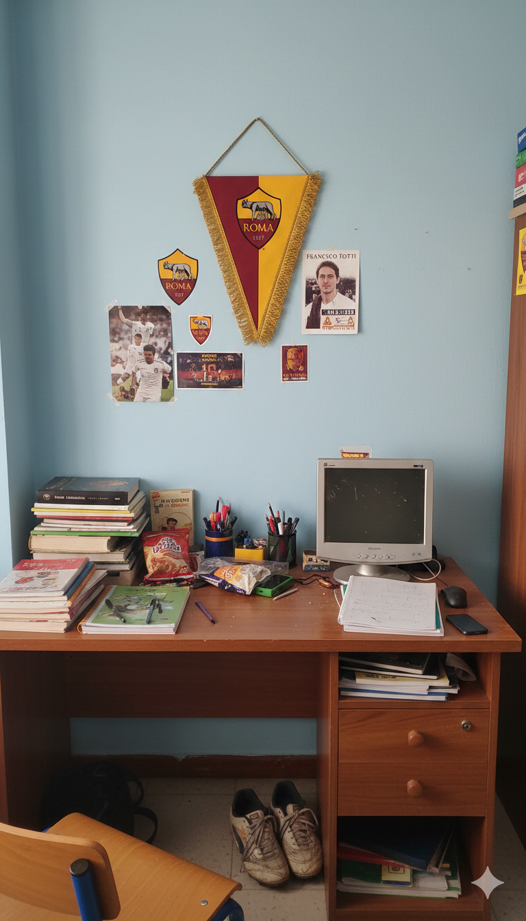 Gagliardetto 28x20cm compatibile con Roma