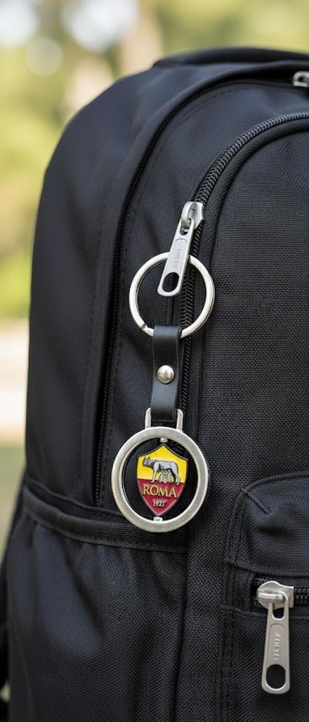 Portachiavi in metallo compatibile con Roma