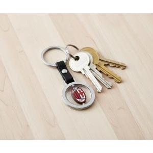 Portachiavi ufficiale a.c. milan - piastrina centrale girevole