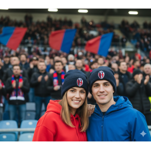 Zuccotto invernale da adulto compatibile con bologna calcio