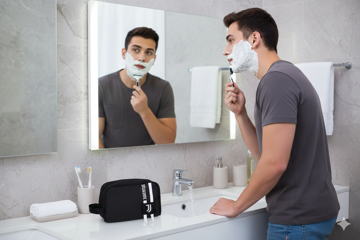 Pochette beauty case compatibile con Juventus