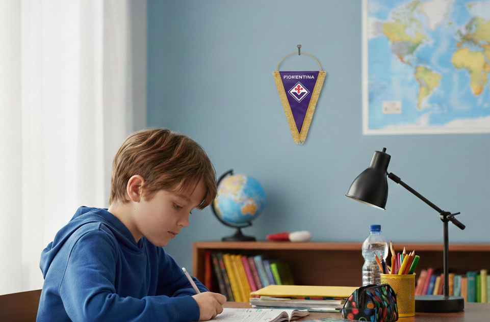 Gagliardetto 28x20cm compatibile con Fiorentina