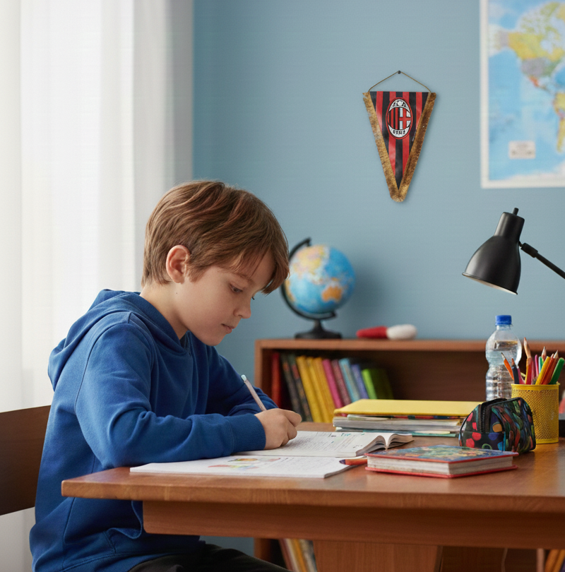 Gagliardetto 28x20cm compatibile con Milan