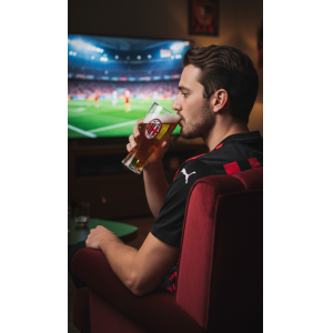 Bicchiere birra compatibile con milan