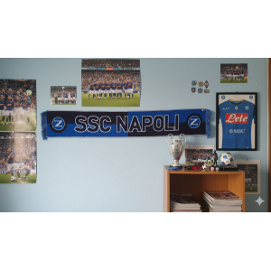 Sciarpa jaquard da stadio compatibile con napoli