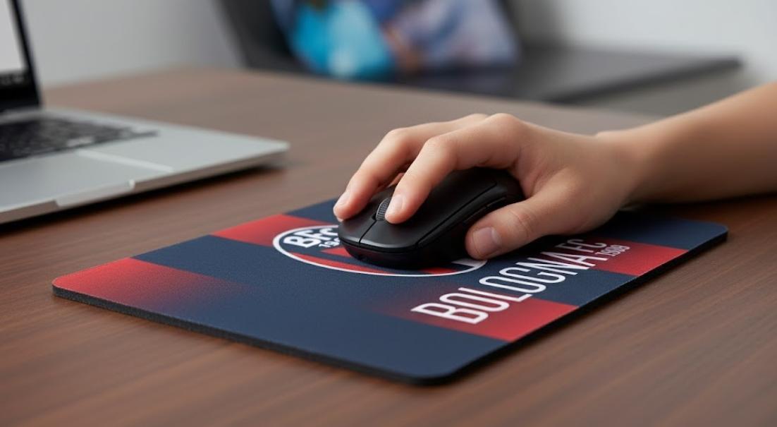 Tappetino mouse compatibile con Bologna Calcio