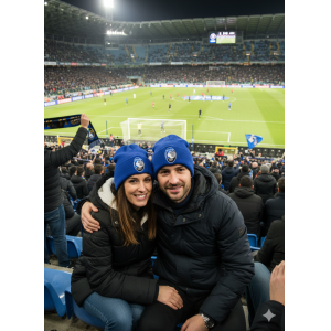 Zuccotto invernale da adulto compatibile con atalanta calcio