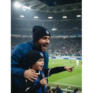 Zuccotto invernale da adulto compatibile con atalanta calcio