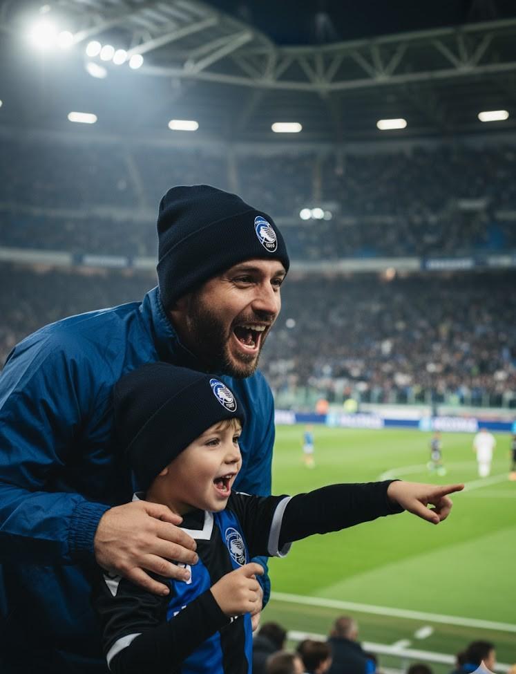 Zuccotto invernale da adulto compatibile con Atalanta Calcio