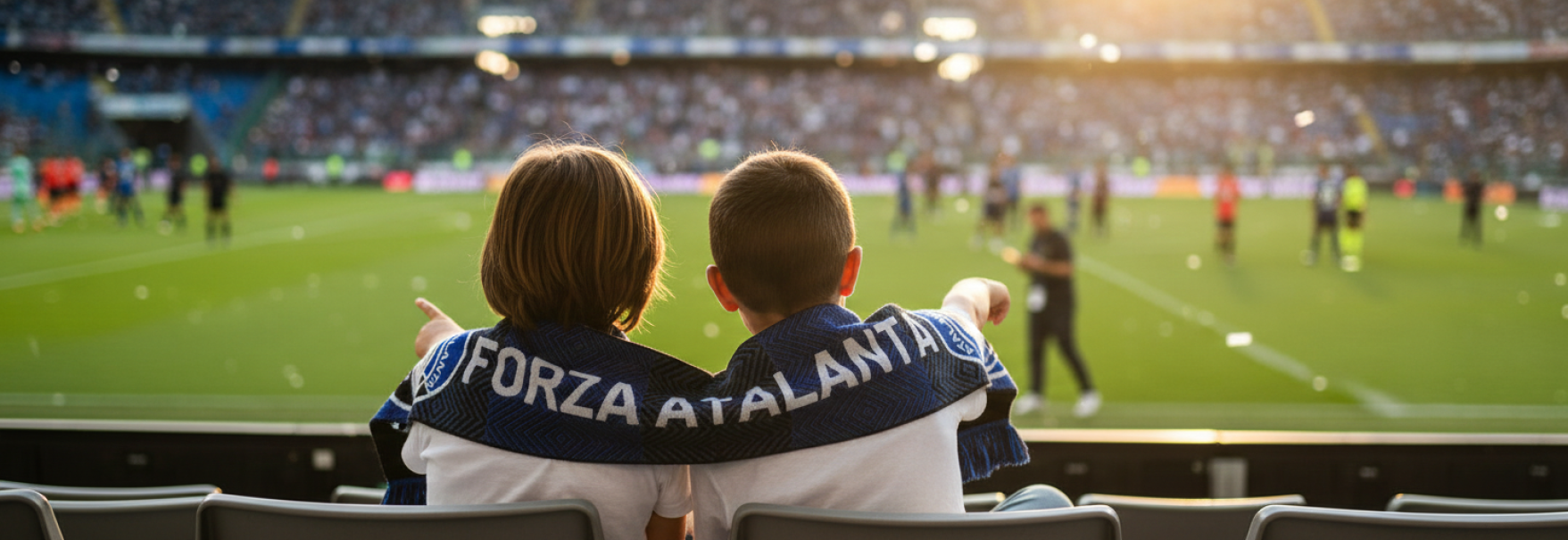 Sciarpa tifoso da stadio compatibile con Atalanta