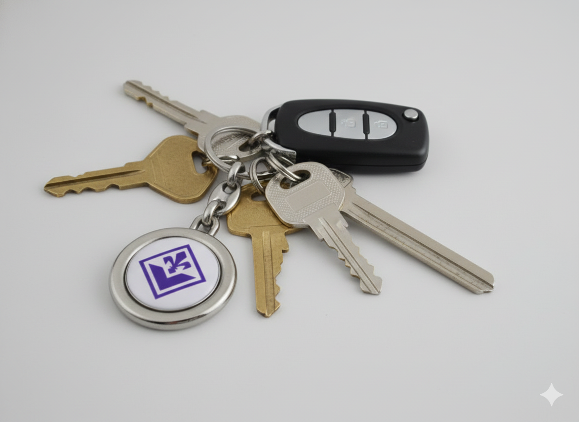 generico portachiavi girevole compatibile con fiorentina calcio - foto 4