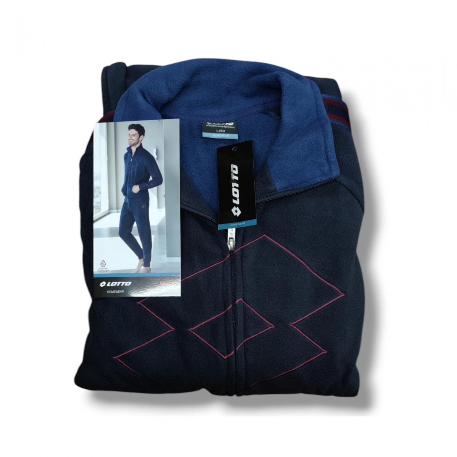 Tuta homewear in pile uomo LA4011