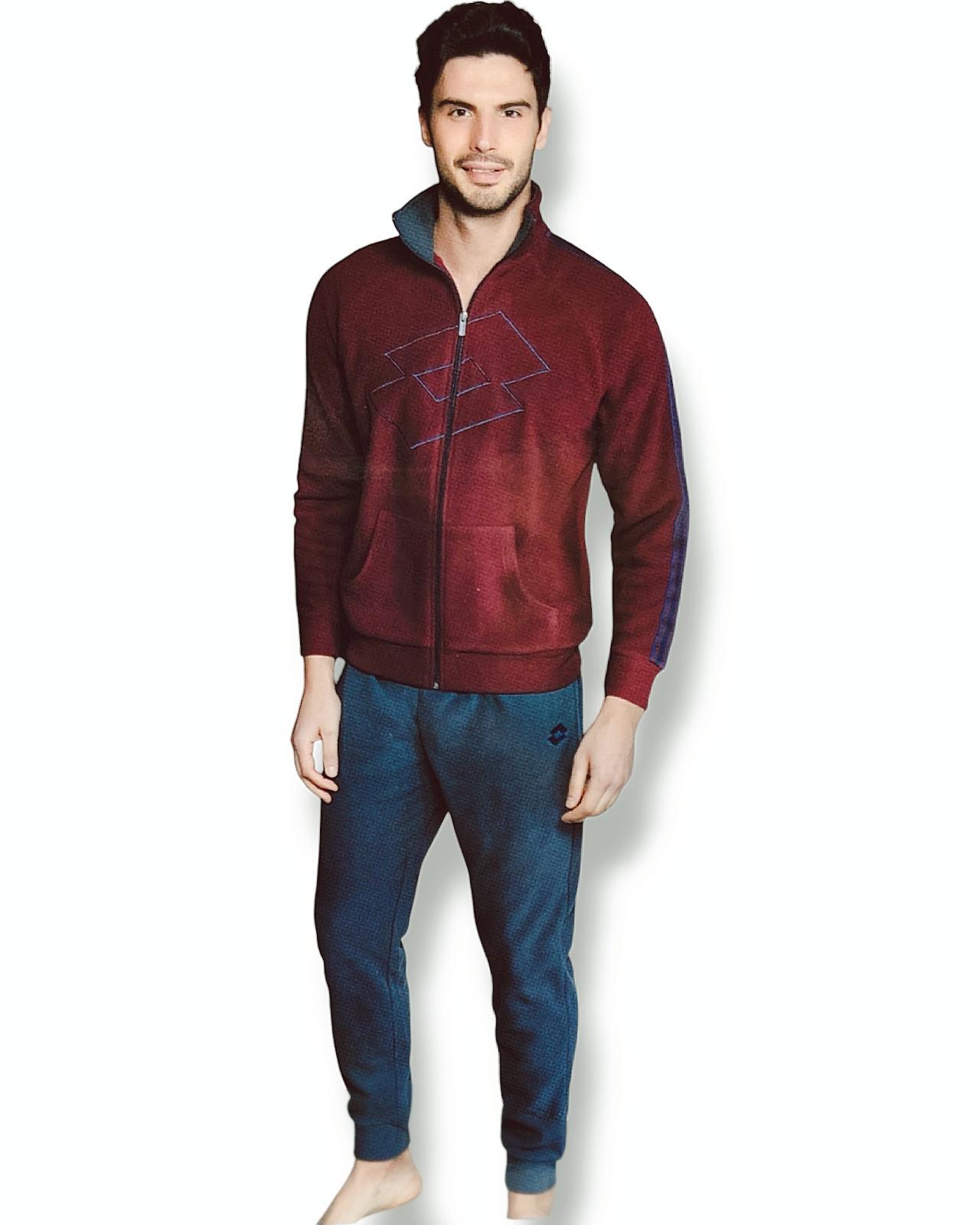 Tuta homewear in pile uomo LA4011