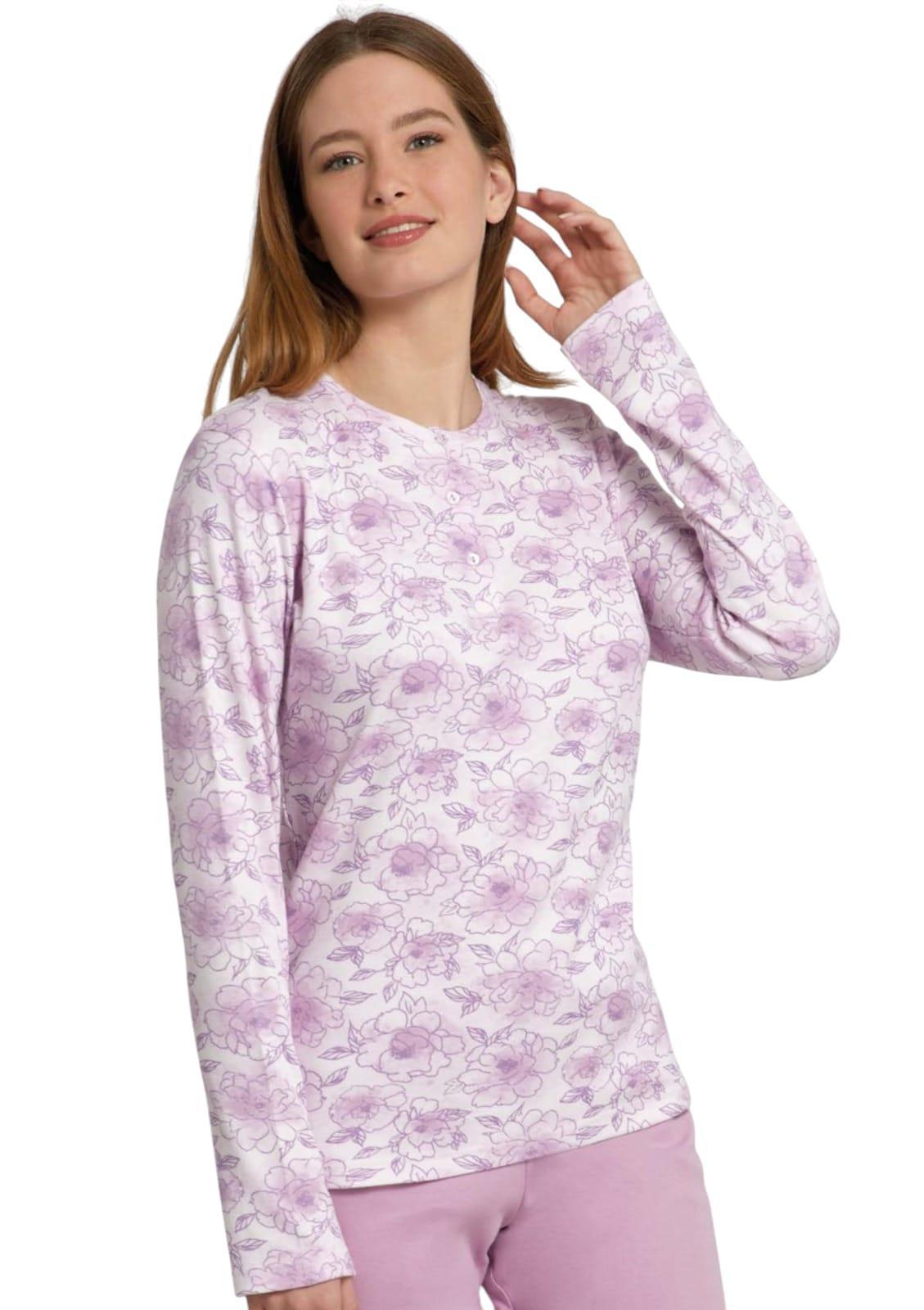 Pigiama comformato da donna Il Granchio rosa GP6047/C rosa