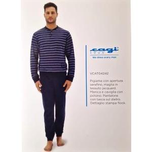 Pigiama in caldo cotone da uomo