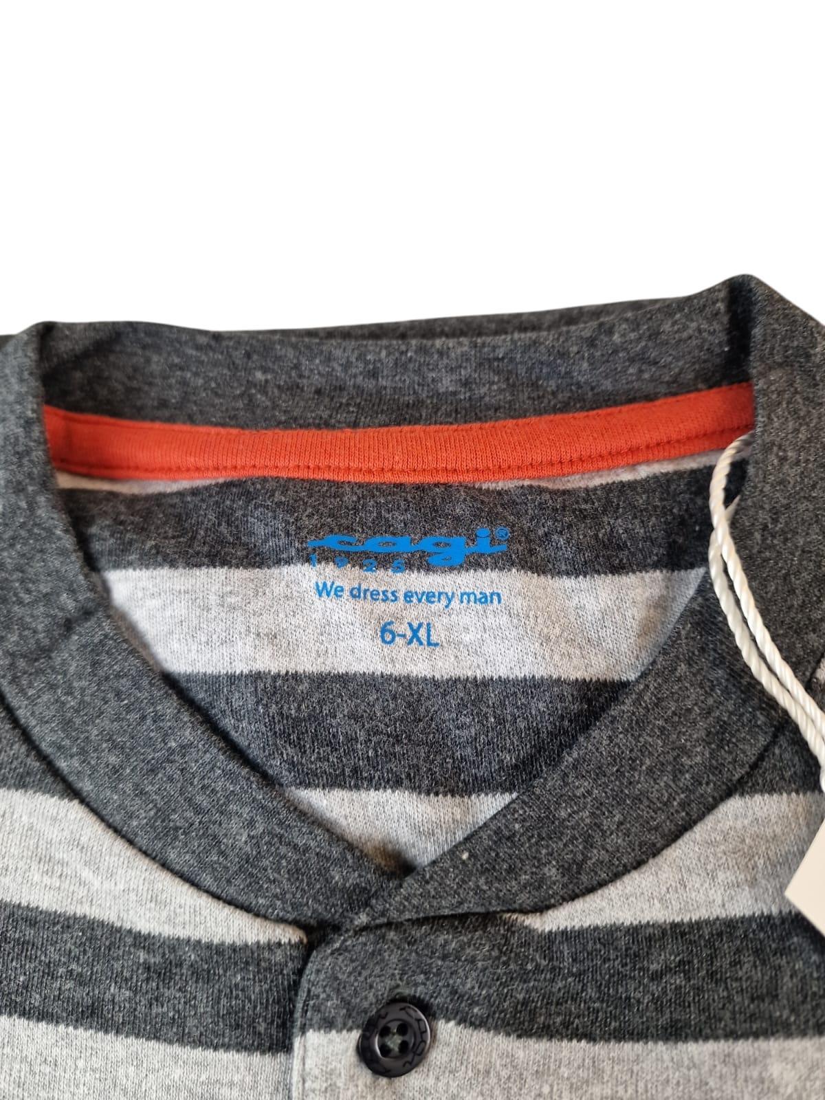 Pigiama in caldo cotone da uomo Cagi Grigio