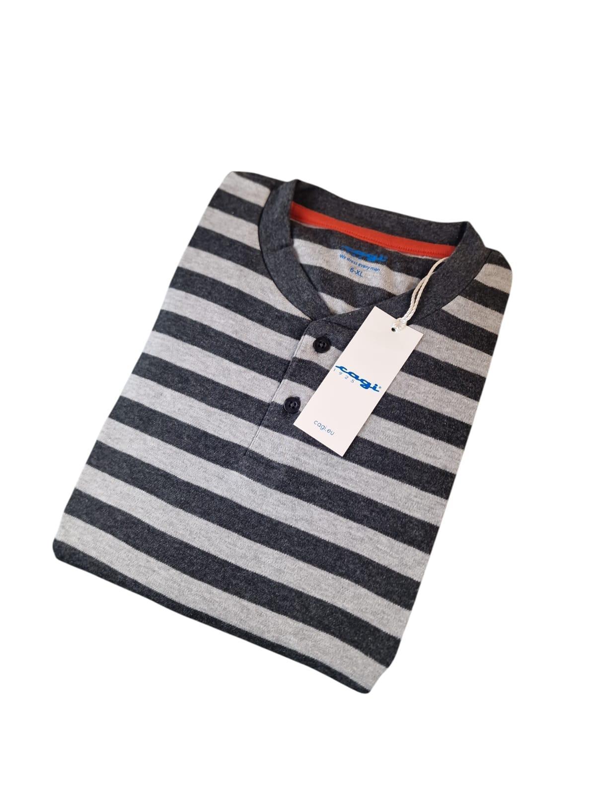 Pigiama in caldo cotone da uomo Cagi Grigio