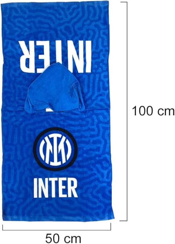 Poncho da bambino compatibile con Inter