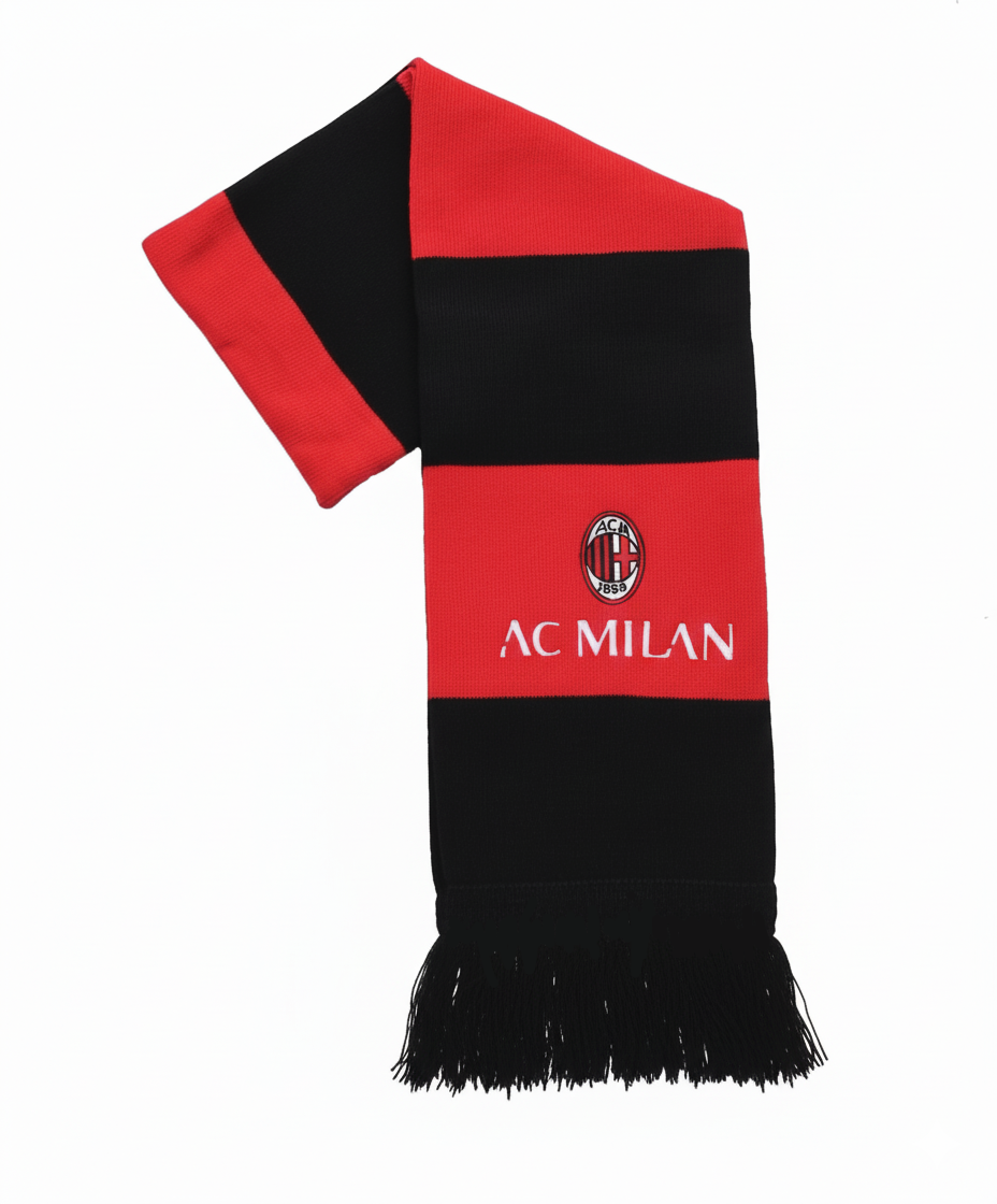 Sciarpa tifoso invernale compatibile con Milan