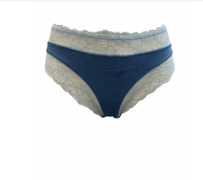jadea slip 742 donna colorato merletto sui bordi e liscio dietro multicolor - foto 1