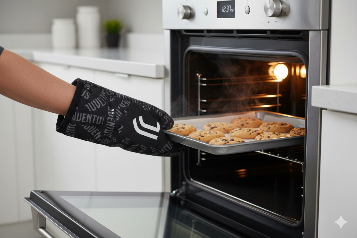 Set presina e guanto da cucina compatibile con Juventus