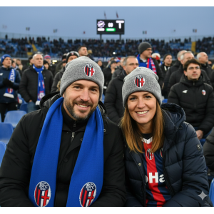 Zuccotto invernale da adulto compatibile con bologna calcio