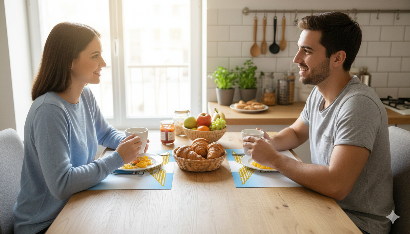 Set 2 tovagliette plastificate compatibili con Lazio 